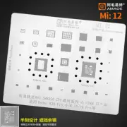 Amaoe BGA Reballing Stencil For Xiaomi Redmi CPU RAM PMIC AUDIO WIFI IC Chip lot