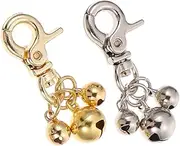 Djustable Noise Bells for Pet Collars 2 Pack Collar Charms for Dogs Cats Pet Training Accessories