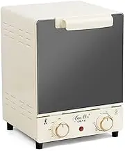 15L Compact Electric Oven, Multi-Function Mini Oven with Timer, Adjustable Temperature, Stainless Steel, Perfect for Small Kitchens, Easy to Clean, Countertop for Baking, Roasting, and Grilling