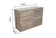 ALYO 6 Drawer Dresser