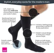 mediven for men select, 20-30 mmHg, Calf High Compression Stockings, Closed Toe