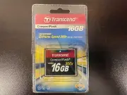 Transcend TS16GCF300 16GB 300X CompactFlash (CF) Memory Card