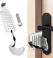 Humkopnl Portable Door Lock For Travel | Home Security Door Locker,Sturdy And Portable Travel Lock Extra Door Latch Lock For Home Or Hotel