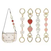 4 Pcs Purse Extender Chain Cute Gold Bag Chain Strap Replacement