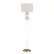 Murano Floor Lamp - Brass