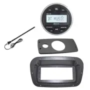 JBL Marine Radio, Spa Bezel, Adapter, Black Long Range Antenna