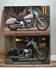 2000 Harley Davidson sales brochure FXSTD SOFTAIL DEUCE & FXST STANDARD H1
