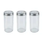 1000ml Mason Jar 3pcs Empty Jar Preserve Bottles Storage Spice Canning Jars