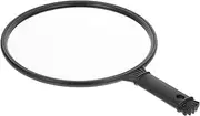 NOLITOY Round Mirror with Handle Personal Cosmetic Mirror Rear View Mirror Make up Hand Mirror Handheld Mirrors Beauty Mirror Circle Mirror Handheld Makeup Mirror Glass Lenses Black