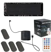 Car Window LED Display - USB 5V Programmable LED Sign - Wireless APP Control Scrolling Display Screen IP65 Waterproof Advertising Sign for Men Women Car Store Hotel Holiday