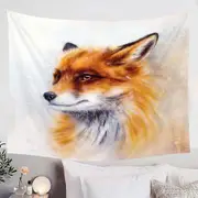 Art Painting Fox Portrait Tapestry