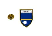 pins pin's flag national badge backpack hat shield world nauru
