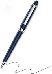 Ballpoint Pens: stylish ballpoint pens, high-precision silicone touch head on the top, writing and entertainment, plastic case, main color is Blue (1 PACK)