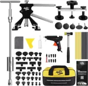 Super PDR Car Dent Puller Kit 75pcs, Paintless Dent Repair Kit with Bridge De...