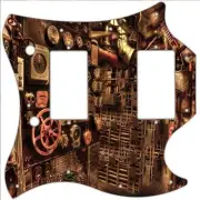 SG Standard Pickguard Custom Gibson Graphical Guitar Pick Guard Pipes and Gauges