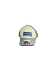 Patagonia Men's P6 Logo Trucker Hat Isla Yellow One Size Low Crown New With Tags