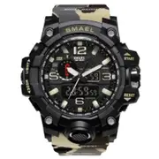 Veile Studios Men Waterproof Dual Display Sport Wristwatch Quartz Digital Military Male Stopwatch Watches