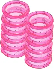 Ergonomic Pet Scissor Finger Rests 12pcs Silicone Dog Grooming Scissors Rings Bright Colors Easy to Identify