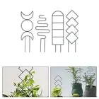 Set of 4 Iron Climbing Frames with Unique Patterns to Enhance Your Space
