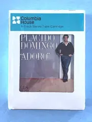 NEW SEALED!! PLACIDO DOMINGO "ADORO" ~ 8 Track Tape CBS 1A1 7413 Columbia House