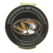 MISSOURI TIGERS Hat / Cap Clip with Double Sided Golf Ball Marker