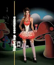 Queen of Heartbreak Light Up Adult Women's Costume Sexy Halloween