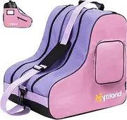 Roller Skate Bag, Adjustable Shoulder Strap Ice Skate Bags Large Capacity Fit Roller Skates,Inline Skates,Ice Skates,Figure Skates, Roller Skate Accessories for Kids and Adults