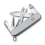 【VICTORINOX 瑞士維氏】瑞士刀 PIONEER X ALOX 9用 93MM-銀格(0.8231.26)