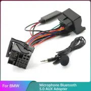 12 Pins Audio Bluetooth 5.0 AUX Receiver Adapte Harness Cable+Microphone For BMW (for: BMW)