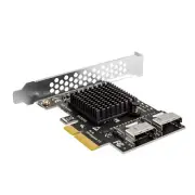 New SFF-8087 Mini-SAS SATA 3.0 Expansion Card 8Ports HDD SSD Cable