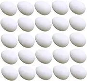 Breeding 50pcs Hatching Pigeon Eggs Plastic Simulation Eggs for Incubation Props