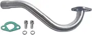 Exhaust Center Rear With Screw Thread Fit Pr-ed-at-or 212cc GX160 GX200 Go Kart (spare parts)