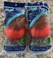 Ritz Clean Scourer Variety Pack 3pc 1 Copper Coated 1 Wire 1 Plastic NIP