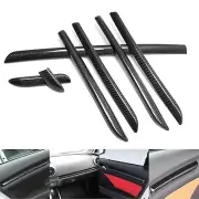 Real Carbon Fiber Center Dashboard Cover For Audi A3 S3 RS3 8V Door Panel Trim (for: Audi)