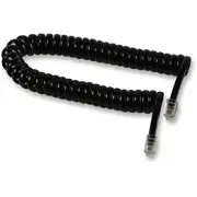 Avaya Lucent AT&T MLS MLX 7ft Black Handset Cord for 8000 Series Phone Curly