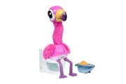 Little Live Pets Gotta Go Flamingo Interactive Plush Toy That Eats, Sings, Wiggles, Poops and Talks Batteries Included Reusable Food. Ages 4+, Multicolor 26222
