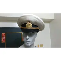 在飛比找蝦皮購物優惠-蘇聯公發 白色海軍軍官大盤帽/頭圍60~62cm