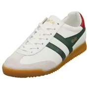 Gola Torpedo Mens Fashion Sneakers in White Green Red - 9 US