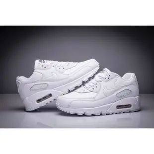 Air Max 90氣墊跑步全白真皮男鞋女鞋