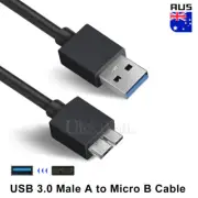 USB 3.0 SuperSpeed Male to Micro B Data Cable For HDD Hard Drive 0.5M 1M