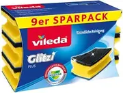Vileda Glitzi Plus Washing Up Sponge with Anti-Bacterial Coating/Thorough, Hygienic and Absorbent
