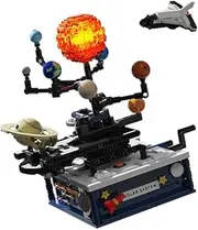 Narwhals Solar System Building Model Kit - 775pc STEM Astronomy Educational Construction Set for Ages 6+