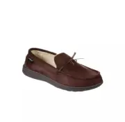 Isotoner Signature Men's Memory Foam Microsuede Nigel Slippers SZ Medium 8-9