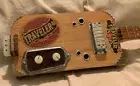 Cigar box guitar, 3 string Traveler recycled Mahogany & Cedar by Buzzard Guitars