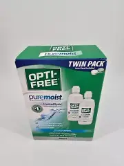 Opti-Free Puremoist Multi-Purpose Disinfecting Solution with Lens Case, 20 Fl Oz