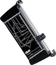 330, Paper Trimmer A4, 10 Sheet Capacity, Solid Metal Cutting Base, Ergonomic Replaceable Cutting Head, Easy Cutting Scale, Black, for Home
