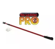 NO-LADDER-PRO XMAS Light Hanging Kit Extendable Pole Kit, 50 Clip