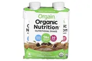 Orgain, Organic Nutrition, Nutritional Shake, Iced Cafe Mocha, 4 Pack, 11 fl oz (330 ml) Each