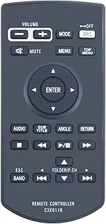 Allimity CXE5116 Replacement IR Remote Suit for Pioneer Car Stereo CD Player AVH-X391BHS AVH-X4500BT AVH-X4600BT AVH-X4700BS AVH-X4800BS AVH-X491BHS AVH-X7500BT AVH-X7700BT AVH-X7800BT AVH-3300NEX