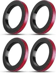 Oil Seal 4.5 Inch X 3.1 Inch X 0.5 Inch Fit for Dexter 10K 12K 15K Trailer Axles AL-KO 10K-16K axles Rockwell 12K-16K axles, Axles Trailer Axle Bearing Seal Replace 091023 568217 010-056-00, 4Pcs